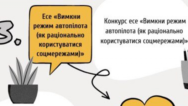 Підбиття підсумків конкурсу есе «Вимкни режим автопілота або як раціонально користуватися соціальними мережами»