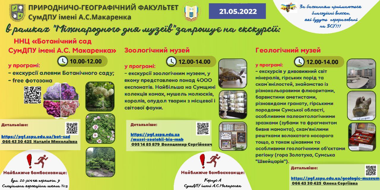 До "Міжнародного дня музеїв" ПГФ запрошує на екскурсії