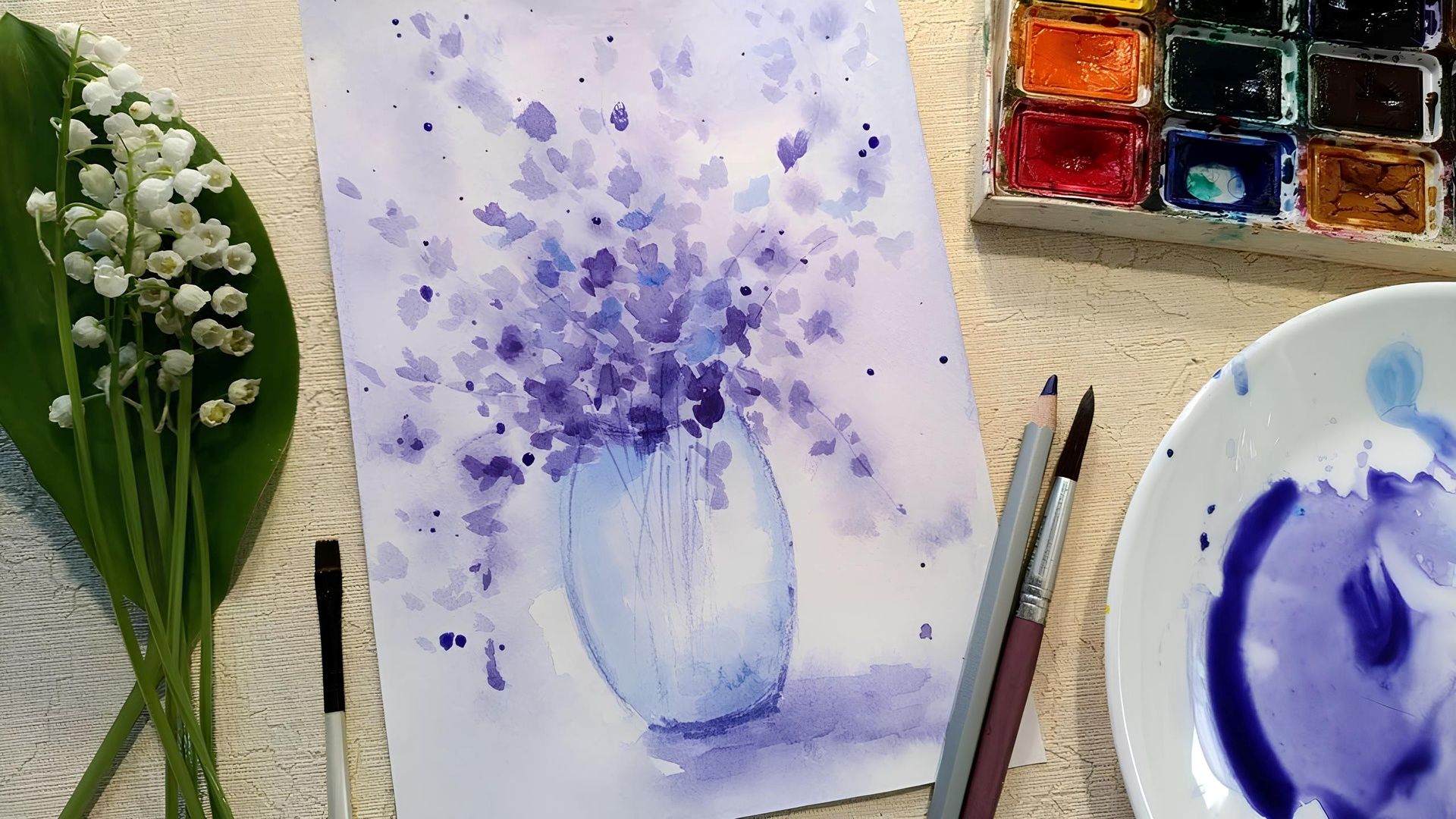 Цикл арттерапевтичних занять «Акварельні пелюстки відновлення» для студентів