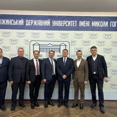 Участь в урочистостях з нагоди 220-річчя з дня заснування Ніжинського державного університету імені Миколи Гоголя